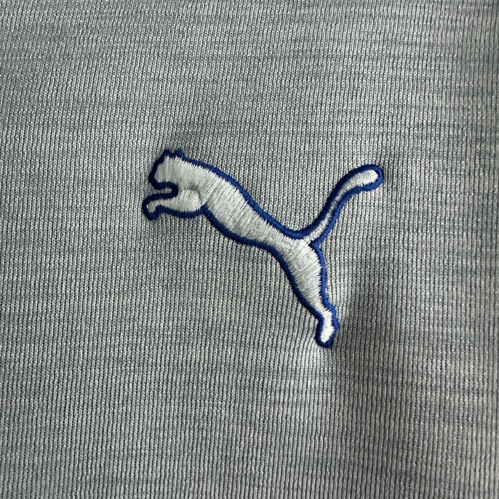 Puma Men's Gray Quarter-Zip Sweater - Picture 2 of 5